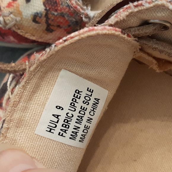 Rock & Candy boat shoe by Zigi Size 9 Boatie multi Floral Flats - Picture 2 of 7